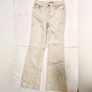 Faded glory bootcut strech 4 cream tan jean